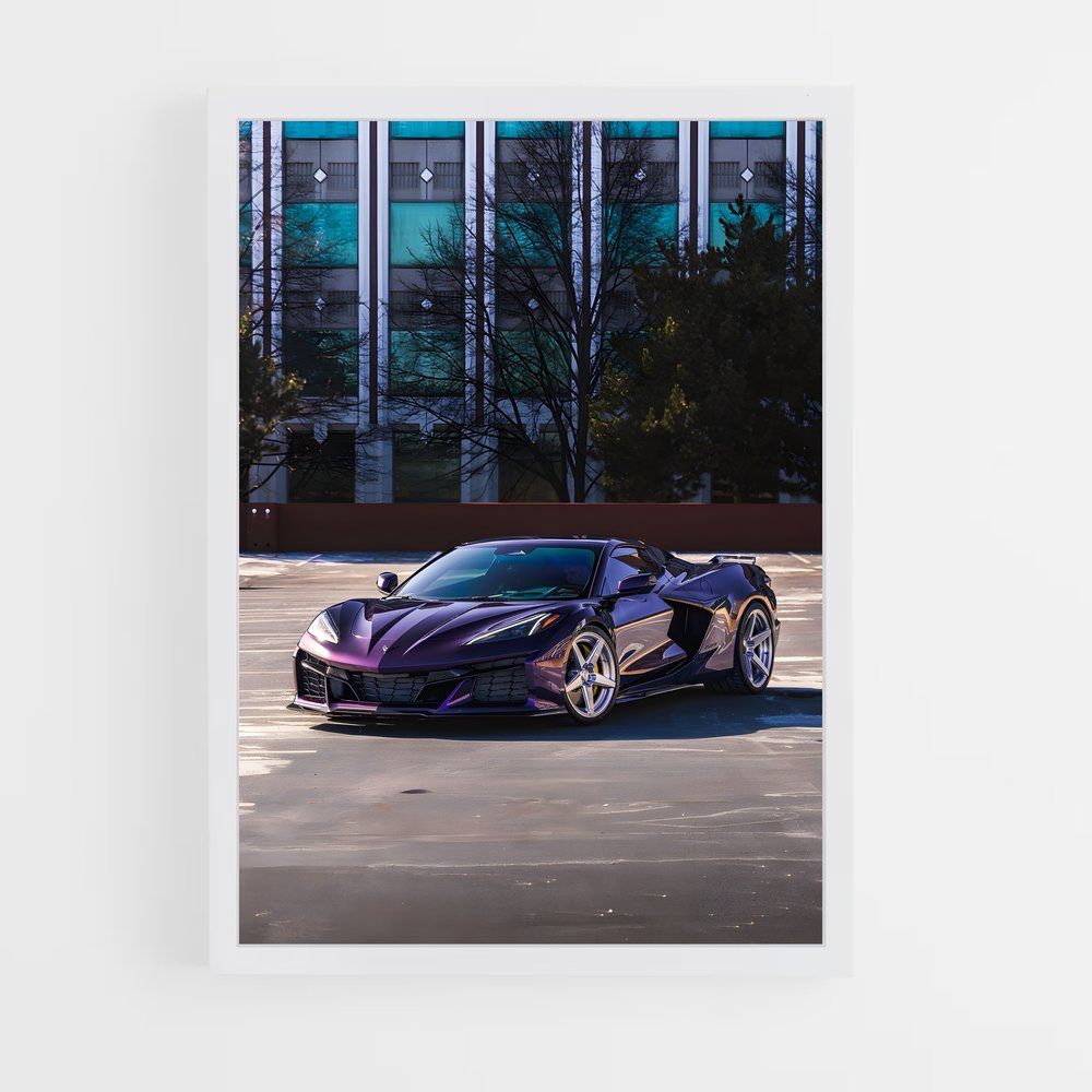 Poster Purple Dream Machine – affiche Chevrolet (vue 3)